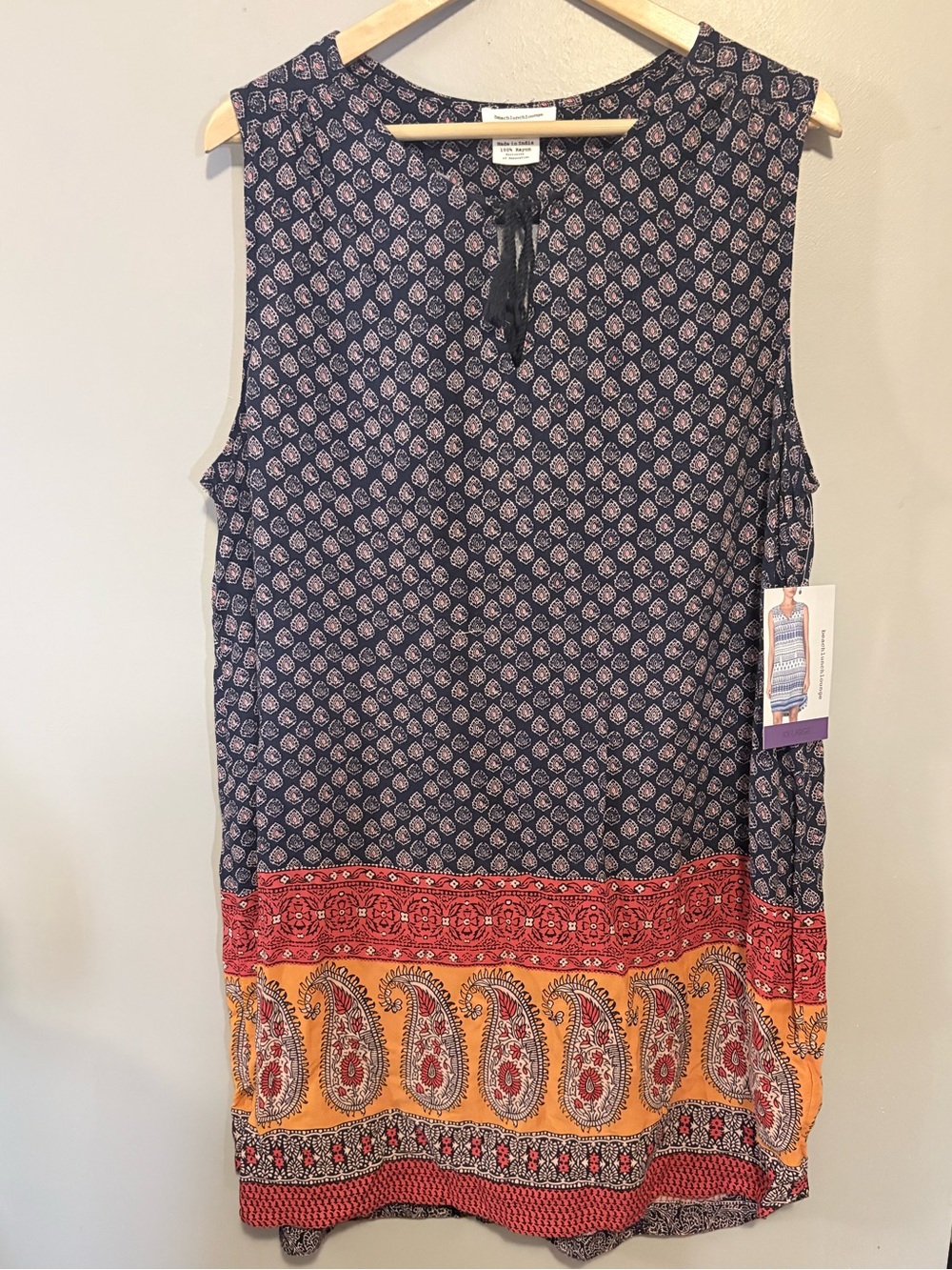 beachlunchlounge Sleeveless Patterned Dress